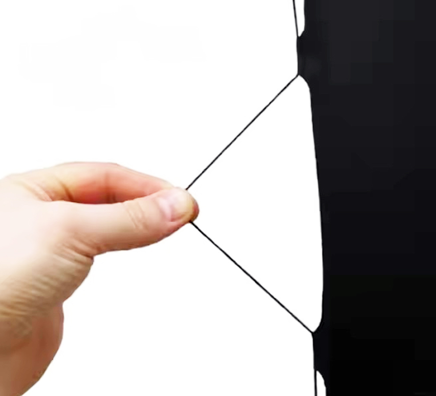 Ekrany z napinaczami