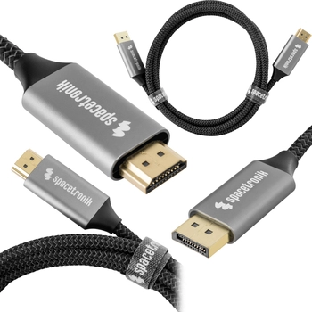 Spacetronik KDH-SPA015 15m DP HDMI 8K 60Hz Kabel