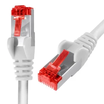 RJ45 CAT 6 S/FTP AWG27 LSZH Kabel weiß 20m