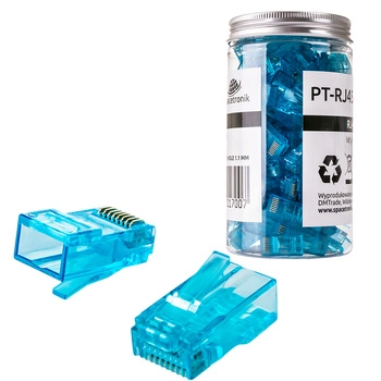 RJ45 Kat.6 UTP Durchgangsstecker PT-RJ456UB-1 100St