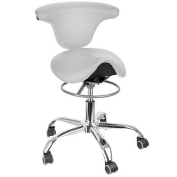 Ergonomiczny hoker regulowany SELLA biały