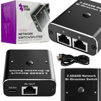 Ethernet-Verteiler RJ45 1 bis 4 SP-SG104 Gigabit