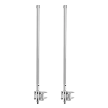 Rundstrahlantennen-Set 10dBi 4G LTE OMNI N weiß