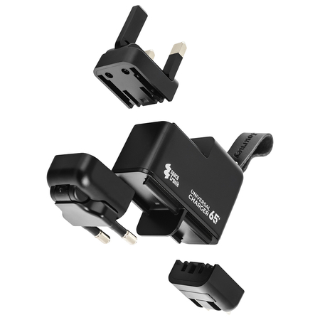 Adapter podróżny USB 4w1 GaN 65W Spacetronik SR105