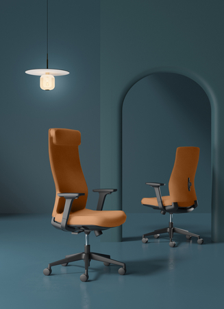 Spacetronik HAVARD PU-Bürodrehstuhl