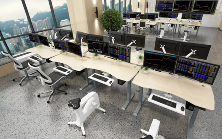 Elektryczny stelaż biurkowy ERGOLINE SPE-114EB