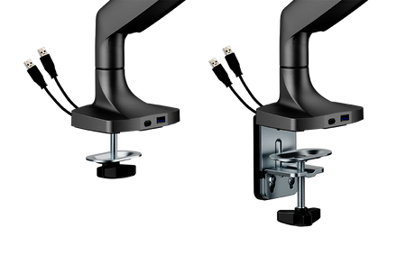 Spacetronik SPAS110B schwarzer Monitorhalter
