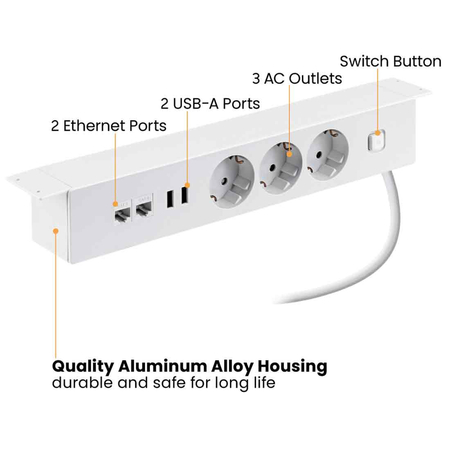 Spacetronik Unterputzdose SPS-U38W_V2
