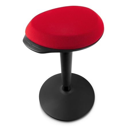 Zippy active ergonomischer Hocker (schwarz/rot)