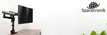 Uchwyt na dwa monitory Spacetronik SPA-H120