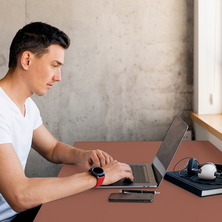 Universal-Schreibtischplatte 138x68x18 cm Backstein