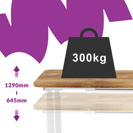 Elektryczny stelaż biurka 300kg Spacetronik SPE437