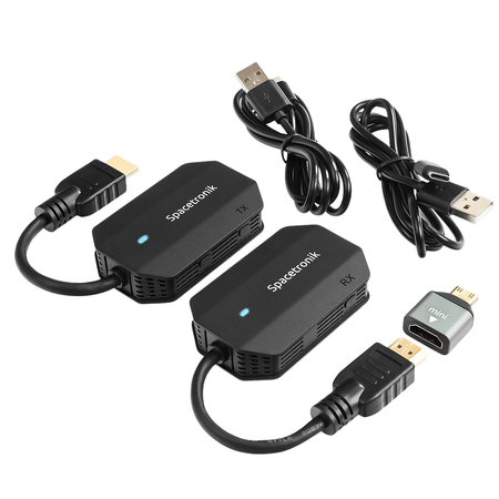 Zestaw kina domowego 16:9 Spacetronik PRS-F04 + SPH-W32 + SPA-P01B