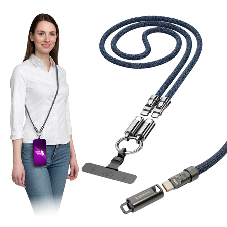 Kabel USB-C ze smyczą PD 240W 120cm BA