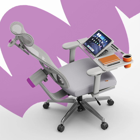 Podstawka do laptopa do krzesła Lumbo A01 Szara