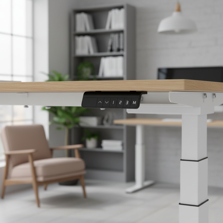 Elektryczny stelaż biurkowy Spacetronik SPE237W z regulacją wysokości