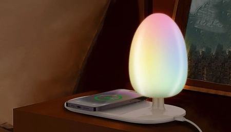 Lampa biurkowa ładowanie indukcyjnne USB-C SR301