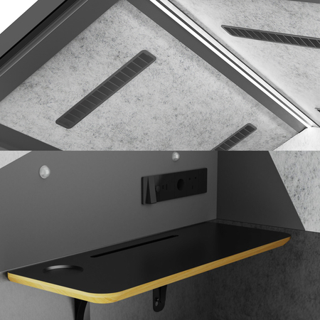 Mobilna kabina akustyczna Spacetronik SPE-POD03BN