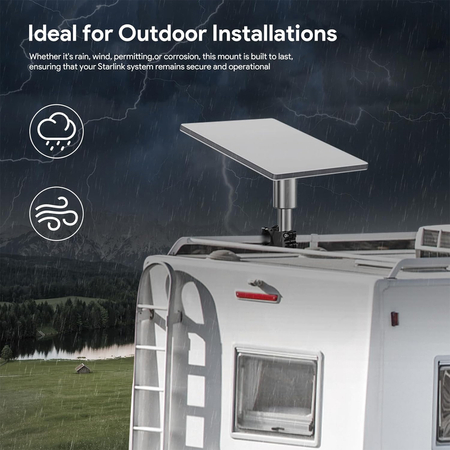 Aluminiowy Uchwyt montażowy SSA03 do Starlink Mini