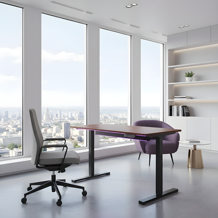 Elektryczne biurko Spacetronik Moris 124BM 100x60