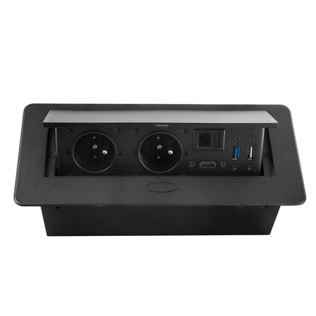 Spacetronik SPS-D26B Arbeitsplatten-Steckdosenöffnung