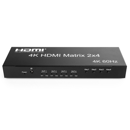 HDMI-Matrix 2/4 Spacetronik SPH-M24 V2 4K 60Hz