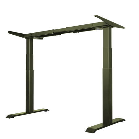 Biurko regulowane Vegard elektryczne dwusilnikowe MDF zielono-różowe