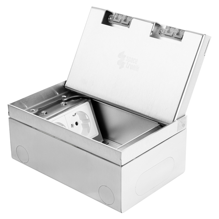 Gniazdo podłogowe puszka Spacetronik SPS-W24S_S3