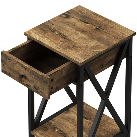 Stolik nocny, biurkowy z szufladą Funky Furniture