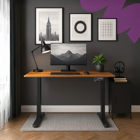 Elektryczne biurko Moris SPE-O111BR 120×60 cm