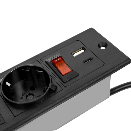 Gniazdo meblowe ładowarka USB Spacetronik SPS-I35B