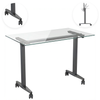Mobile standing desk with wheels SPE101B