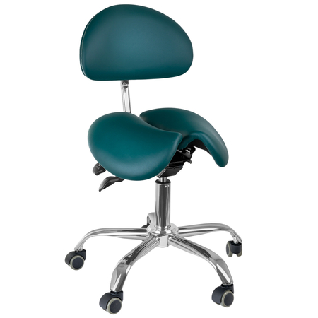 Ergonomiczny hoker regulowany SELLA niebieski