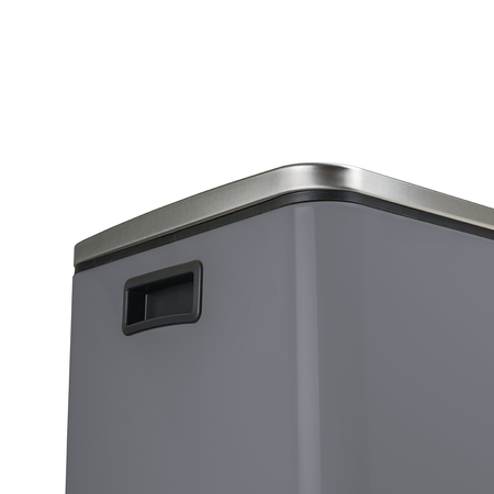 Funky Trash Can Gray Black Spacetronik Potrójny