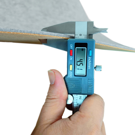 Mata filcowa z korkiem ciemnoszara 120x60cm SPB064