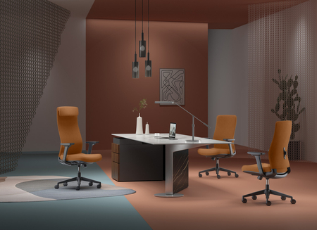 Spacetronik HAVARD PU-Bürodrehstuhl