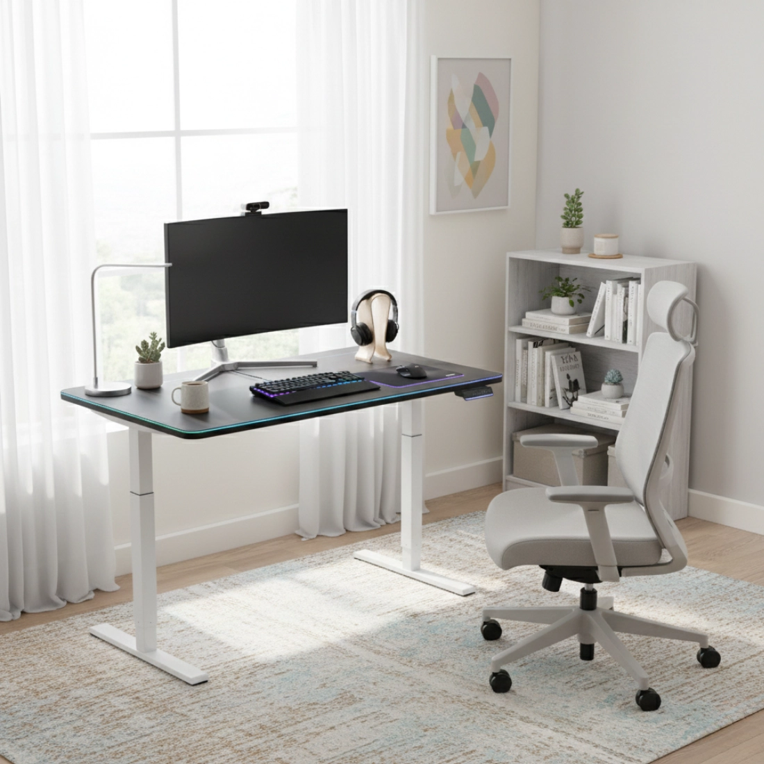 ergonomiczne biurko gamingowe