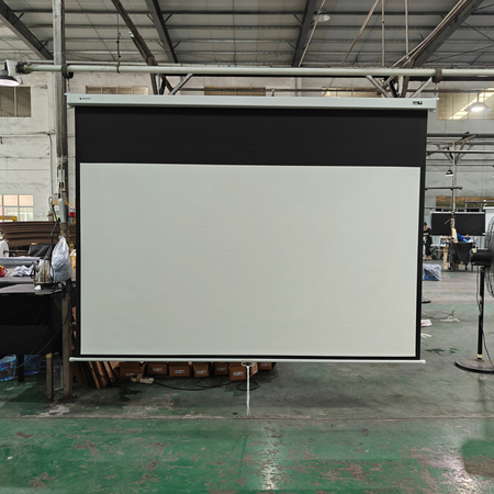 Zestaw ekran reczny uchwyt transmiter HDMI pilot prezentacyjny