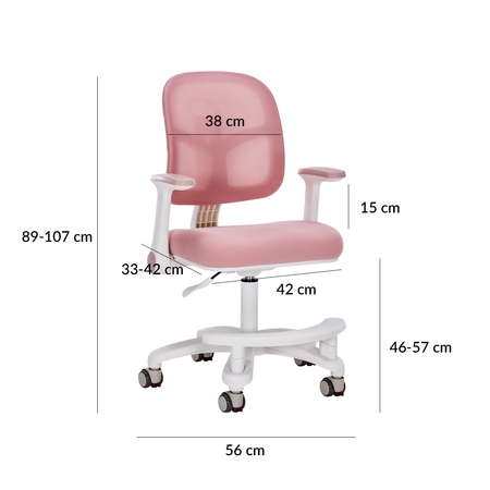 Krzesło dziecięce Spacetronik SPC-XD-18C Szare