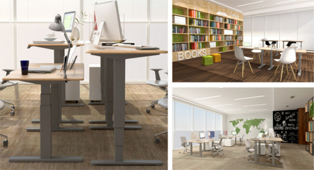 Elektrischer Schreibtischständer ERGOLINE SPE-114EG