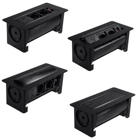 Spacetronik SPS-O24CB V2 Aufputz-Drehsteckdose