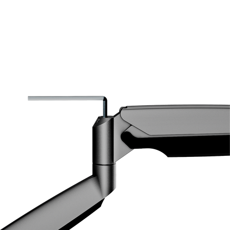 Spacetronik SPAS110B schwarzer Monitorhalter