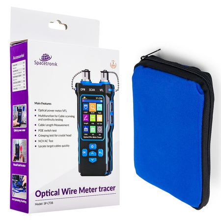 Tester światłowodów LAN POE Spacetronik SP-LT08