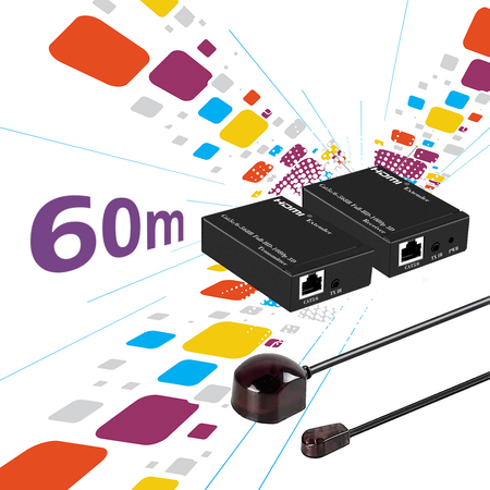 Spacetronik SPH-HLC6IR2 HDMI zu LAN Konverter
