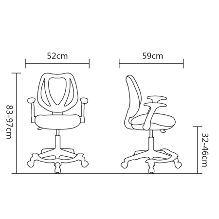 Krzesło dziecięce Spacetronik XD SPC-XD08S