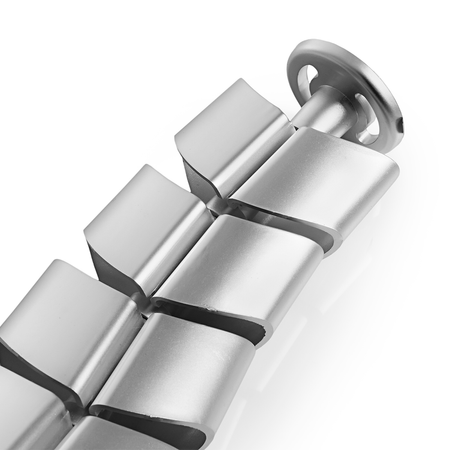 Spacetronik SPK-03S 80c silberne Kabelführung