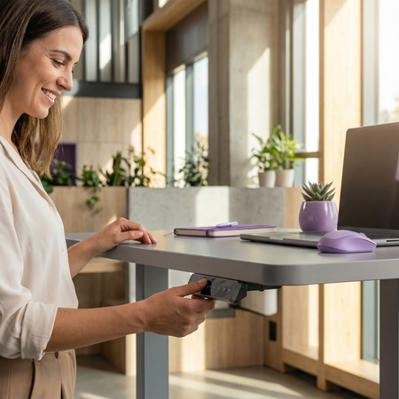 Spacetronik SPE-141G elektrischer Tischständer