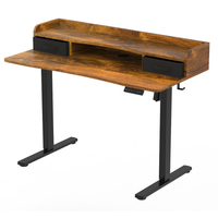 Biurko Elektryczne z Szufladą Spacetronik SPEF134BM 120x60 cm z pamięcią drewno