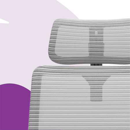 Fotel biurowy obrotowy Spacetronik LUMBO 11 Szary