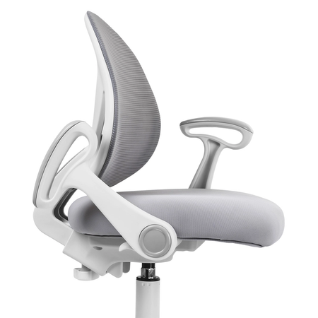 Zestaw Spacetronik: biurko regulowane 100×60 + krzesło dziecięce z podnóżkiem + nadstawka z pegboardem